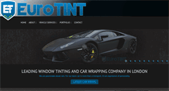 Desktop Screenshot of eurotint.co.uk